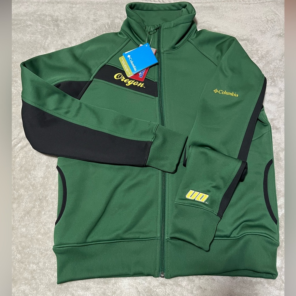 University of Oregon Columbia Track Jacket